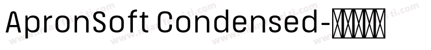 ApronSoft Condensed字体转换